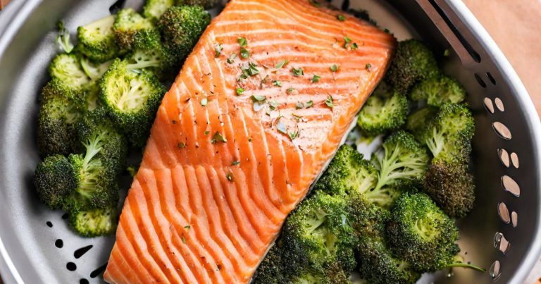 How to Air Fry Salmon with Skin